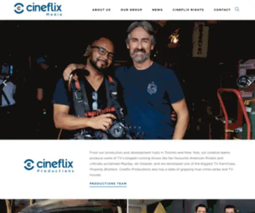 Cineflixproductions.com(Cineflix Productions) Screenshot