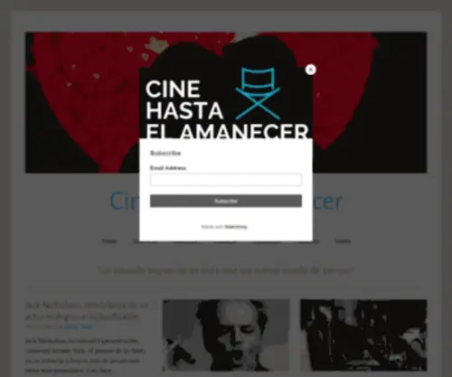 Cinehastaelamanecer.com(Cine hasta el amanecer) Screenshot