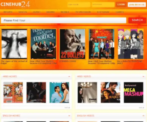 Cinehub24.com(Cinehub 24) Screenshot