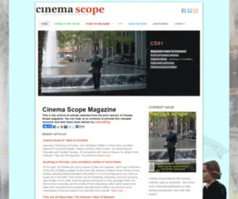 Cinema-Scope.com(Cinema Scope) Screenshot