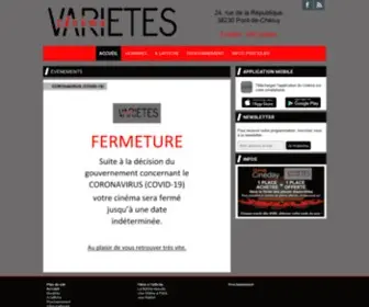 Cinema-Varietes.com(Site officiel du Pont) Screenshot