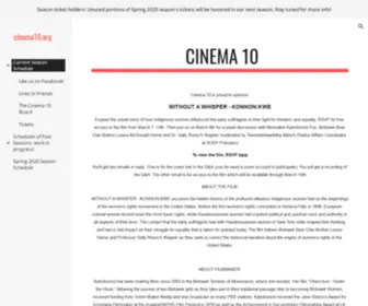 Cinema10.org(Cinema 10) Screenshot