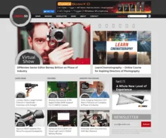Cinema5D.com(Digital Filmmaking News & Reviews) Screenshot
