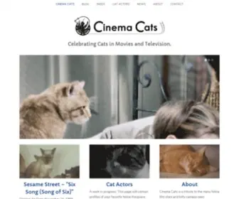 Cinemacats.com(Cinema Cats) Screenshot