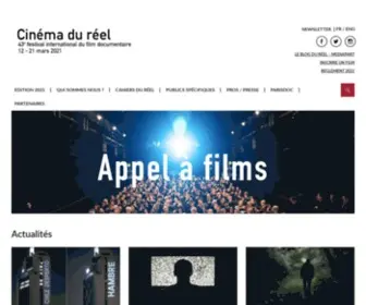 Cinemadureel.org(Cinéma du réel) Screenshot