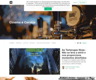 Cinemaecerveja.com.br(Cinemaecerveja) Screenshot