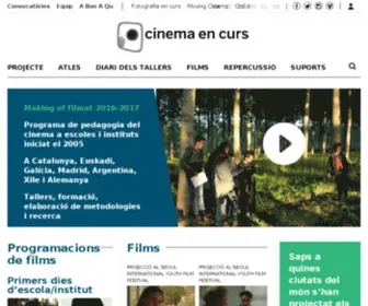 Cinemaencurs.org(Cinema en curs) Screenshot