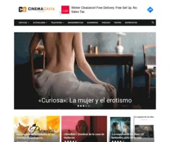 Cinemagavia.es(Noticias, estrenos de cine, series y televisión) Screenshot