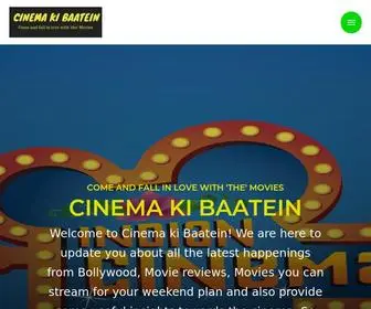 Cinemakibaatein.com(Come and fall in love with 'the' movies) Screenshot