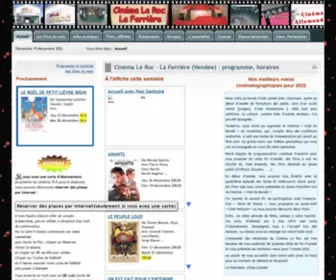 Cinemaleroc.fr(Cinéma Le Roc La Ferrière (Vendée) Screenshot