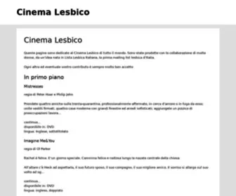 Cinemalesbico.it(Cinema Lesbico) Screenshot