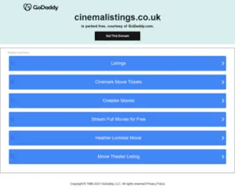 Cinemalistings.co.uk(The Home of UK Cinema Listings) Screenshot