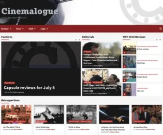 Cinemalogue.com(Trash, art, and the movies) Screenshot