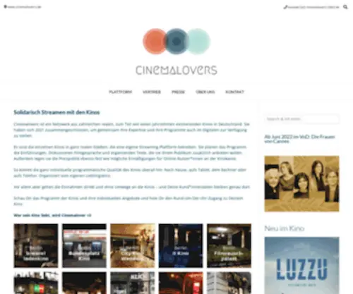 Cinemalovers.de(Cinemalovers) Screenshot