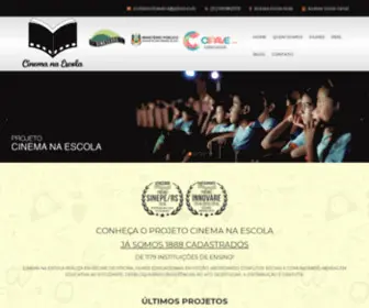 Cinemanaescola.com.br(Cinema na Escola) Screenshot