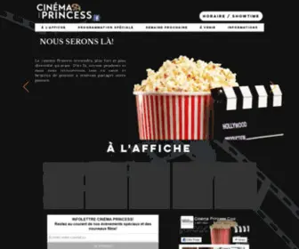 Cinemaprincess.ca(CINÉMA PRINCESS) Screenshot