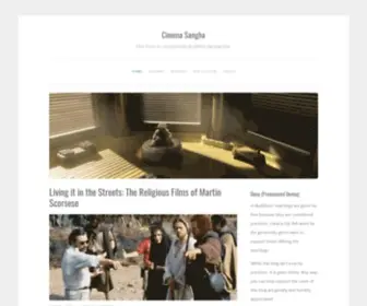 Cinemasangha.com(Film from an occasionally Buddhist perspective) Screenshot