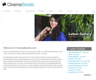 Cinemaserials.com(Tamil tv serials) Screenshot