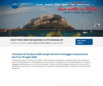 Cinematavolara.it(Festival del Cinema di Tavolara 2020) Screenshot