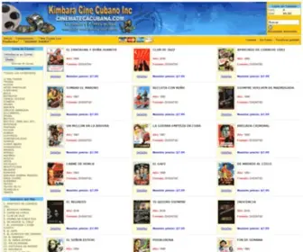 Cinematecacubana.com(Kimbara Cine Cubano Inc) Screenshot