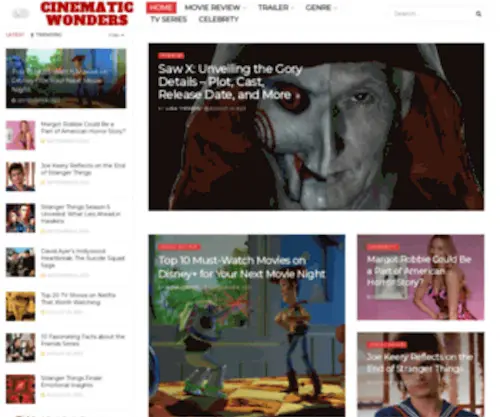 Cinematicwonders.com(Cinematic Wonders) Screenshot