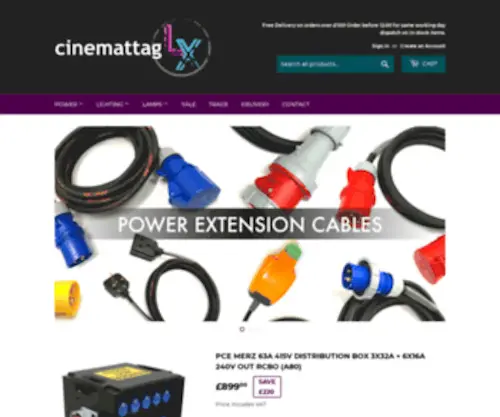 Cinemattaglx.com(Cinemattag LX) Screenshot