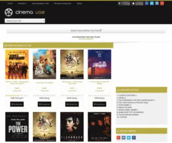 Cinemauae.com(Cinema UAE) Screenshot