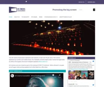 Cinemauk.org.uk(The UK Cinema Association (formerly Cinema Exhibitors' Association)) Screenshot