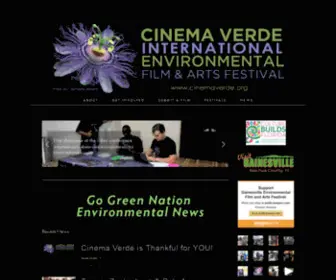 Cinemaverde.org(Cinema Verde’s mission) Screenshot