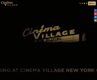 Cinemavillage.com(Cinema Village) Screenshot