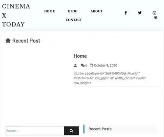 Cinemaxtoday.info(Cinemaxtoday info) Screenshot