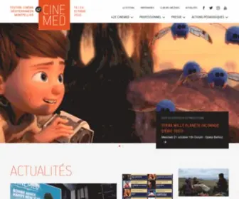 Cinemed.tm.fr(Festival international Cinéma Méditerranéen Montpellier) Screenshot