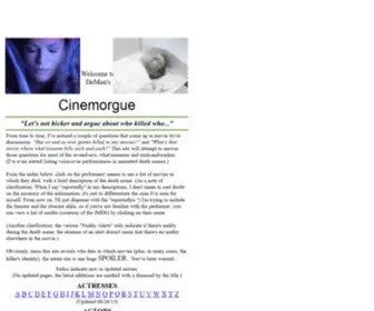 Cinemorgue.com(Cinemorgue) Screenshot