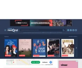 Cinenacional.com(El cine argentino en su sitio) Screenshot