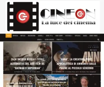 Cineon.it(Home Page della rivista italiana CineOn) Screenshot