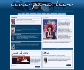 Cineparaleer.com(Cine para leer) Screenshot