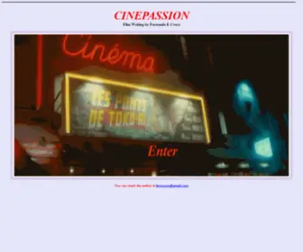 Cinepassion.org(Film Writing by Fernando F) Screenshot