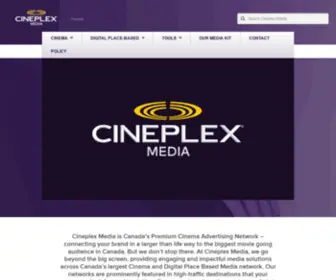 Cineplexmedia.com(Cineplex Media) Screenshot