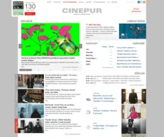 Cinepur.cz(C I N E P U R / Časopis pro moderní cinefily) Screenshot