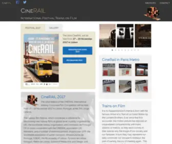 Cinerail-Fest.com(Festival International Trains & Cinema) Screenshot