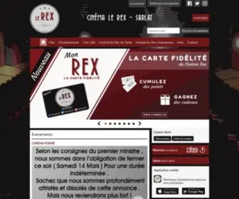Cinerex.fr(Site officiel du Cinéma Sarlat) Screenshot
