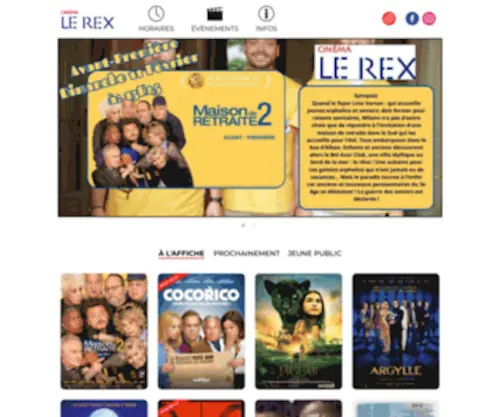 Cinerexpamiers.com(Site officiel du Pamiers) Screenshot