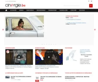 Cinergie.be(Le site du cinéma belge) Screenshot