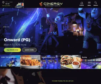 Cinergycinemas.com(Cinergy Entertainment Group) Screenshot