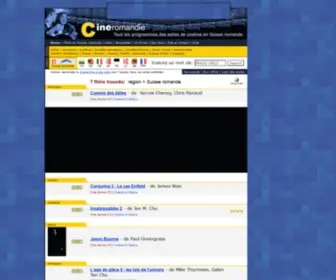 Cineromandie.ch(Cineromandie) Screenshot