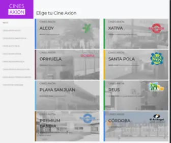 Cinesaxion.com(Cines Axion) Screenshot