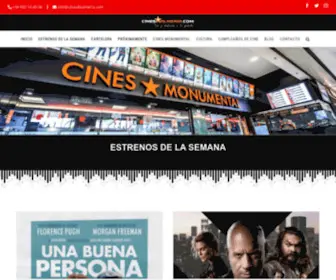 Cinesdealmeria.com(//..CINES Almeria..//Cartelera para Cines Monumental) Screenshot