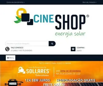 Cineshop.com.br(SOLLARES ENERGIA) Screenshot
