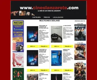 Cineslanzarote.com(Cines deiland y atlántida) Screenshot