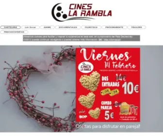 Cineslarambla.es(CINES LA RAMBLA) Screenshot